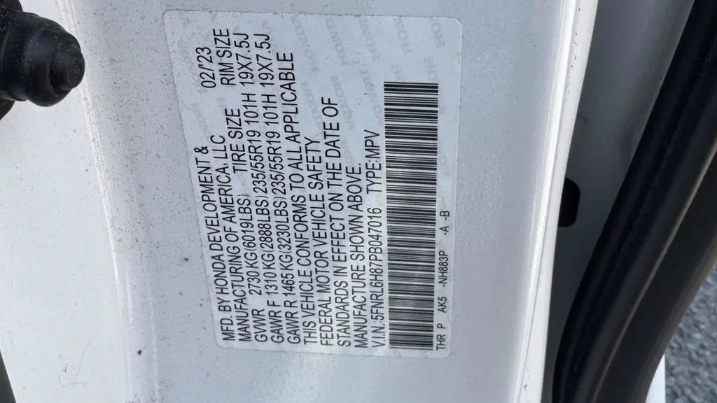 2023 Honda Odyssey Touring