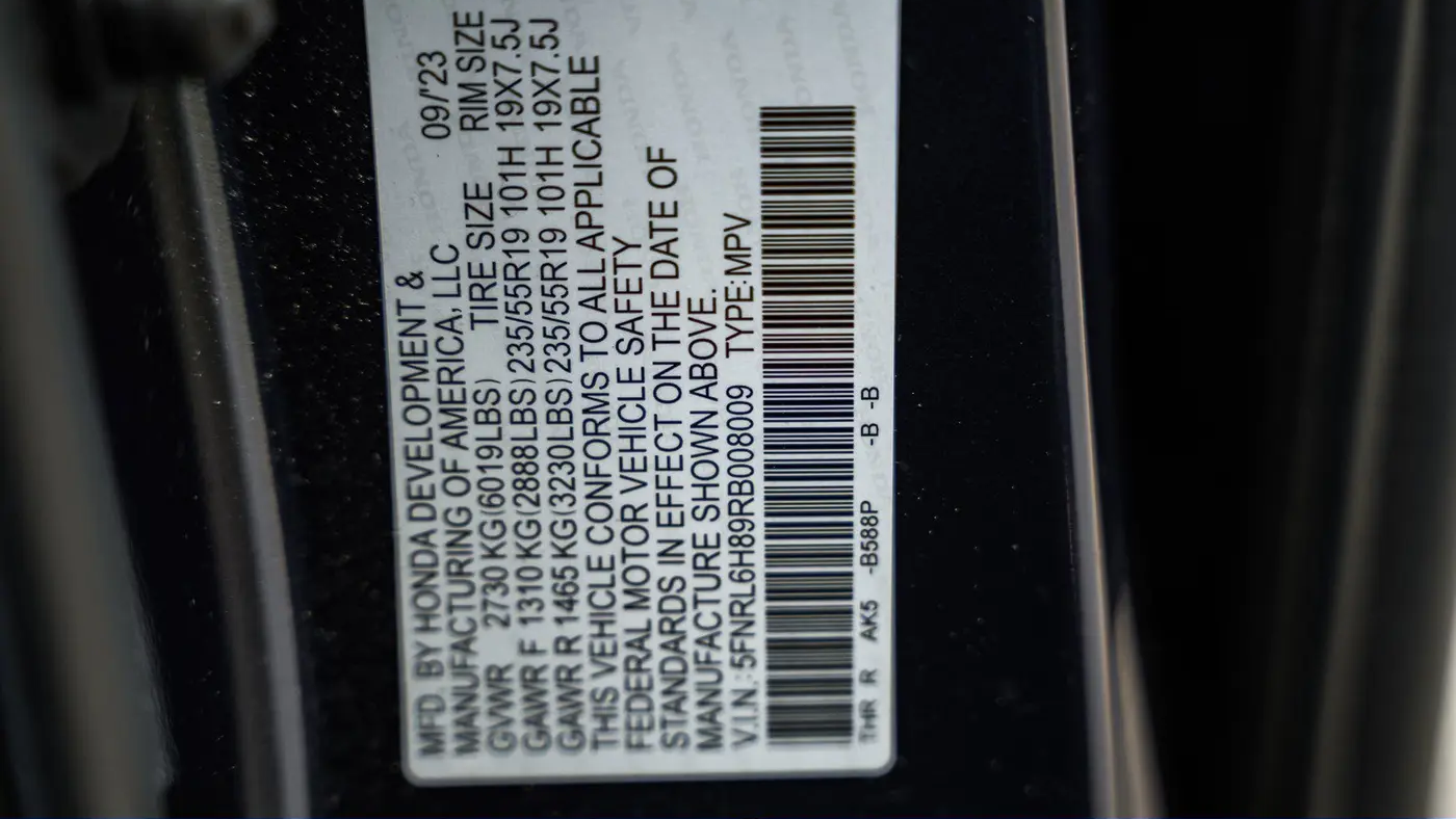 2024 Honda Odyssey Touring