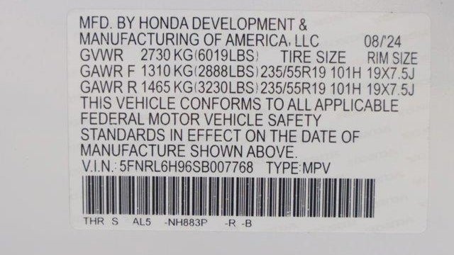 2025 Honda Odyssey Elite