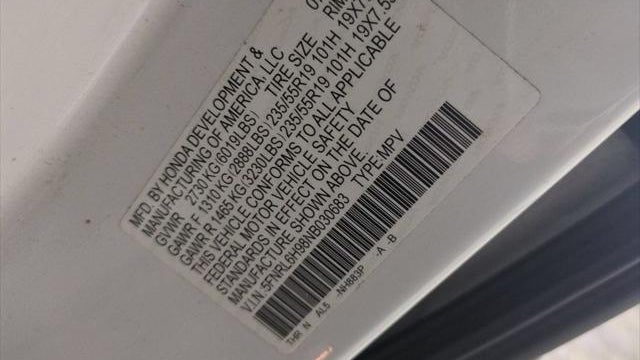 2022 Honda Odyssey Elite
