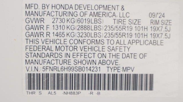 2025 Honda Odyssey Elite