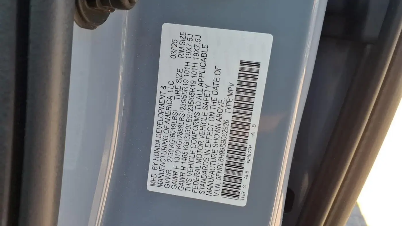 2025 Honda Odyssey Elite