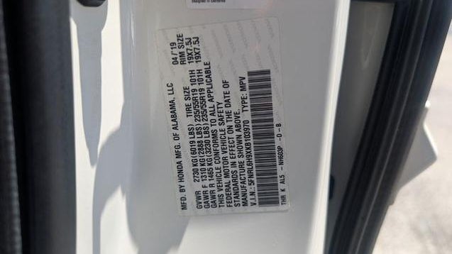 2019 Honda Odyssey Elite
