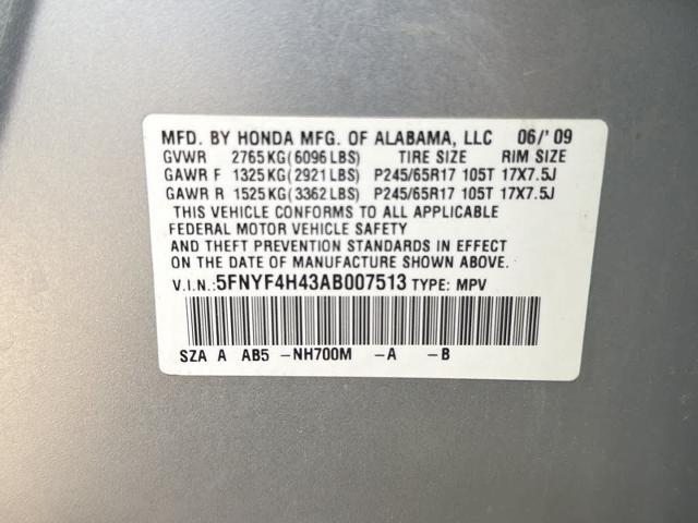 2010 Honda Pilot - $6,780