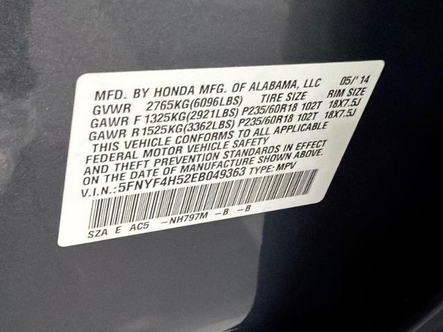 2014 Honda Pilot - $15,500