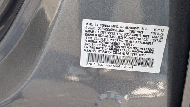 2012 Honda Pilot EX-L