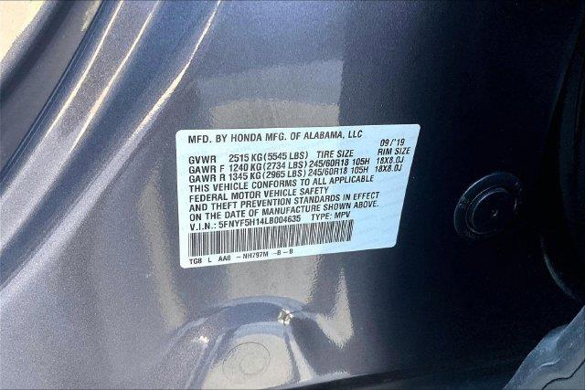 2020 Honda Pilot - $20,873