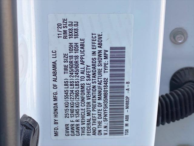 2021 Honda Pilot - $22,025