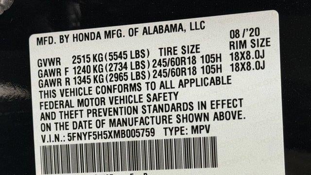 2021 Honda Pilot EX-L