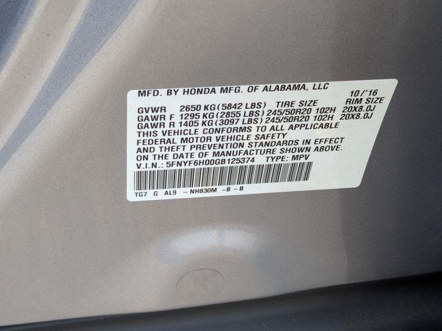 2016 Honda Pilot - $18,992