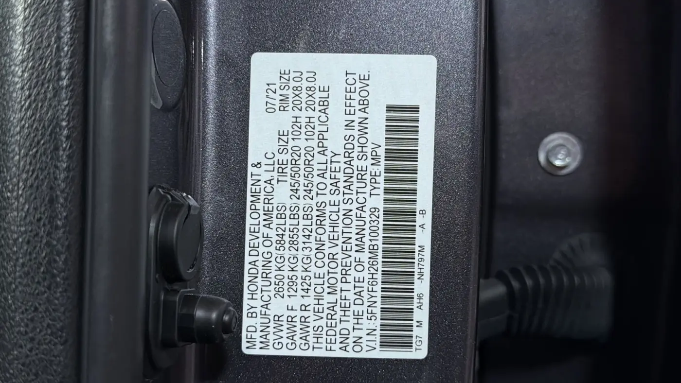 2021 Honda Pilot SE