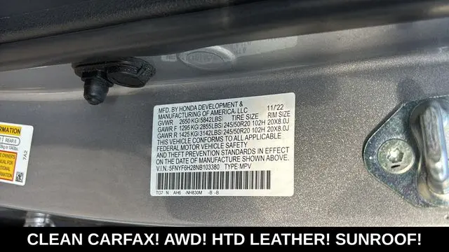 2022 Honda Pilot SE