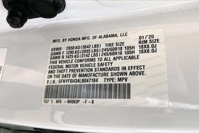 2020 Honda Pilot - $18,991