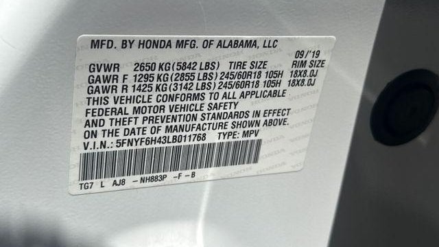 2020 Honda Pilot EX-L w/Navi w/RES