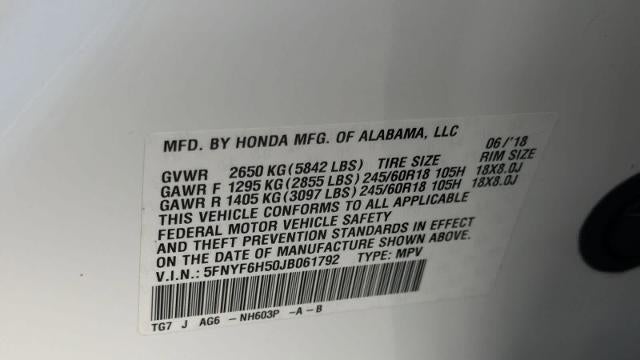 2018 Honda Pilot EX-L