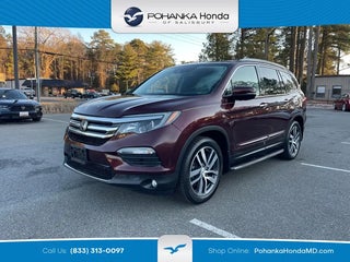 2017 Honda Pilot with Dark Cherry Pearl Exterior