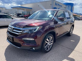 2017 Honda Pilot with Dark Cherry Pearl Exterior