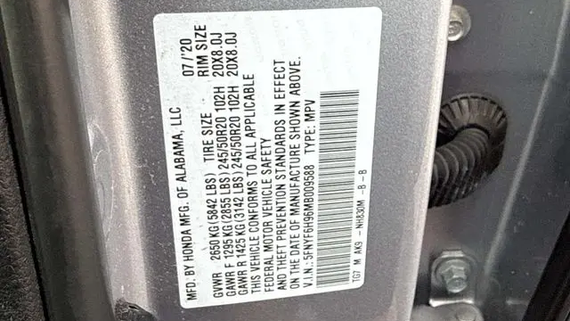 2021 Honda Pilot Touring