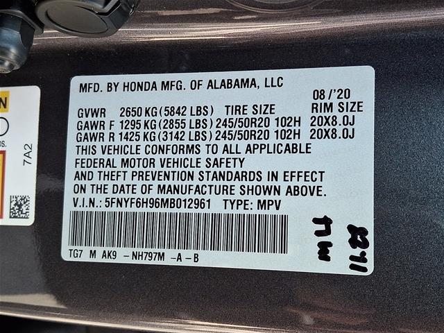 2021 Honda Pilot - $29,425