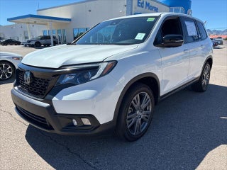 2021 Honda Passport with Platinum White Pearl Exterior