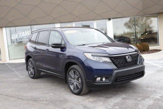 2021 Honda Passport with Obsidian Blue Pearl Exterior