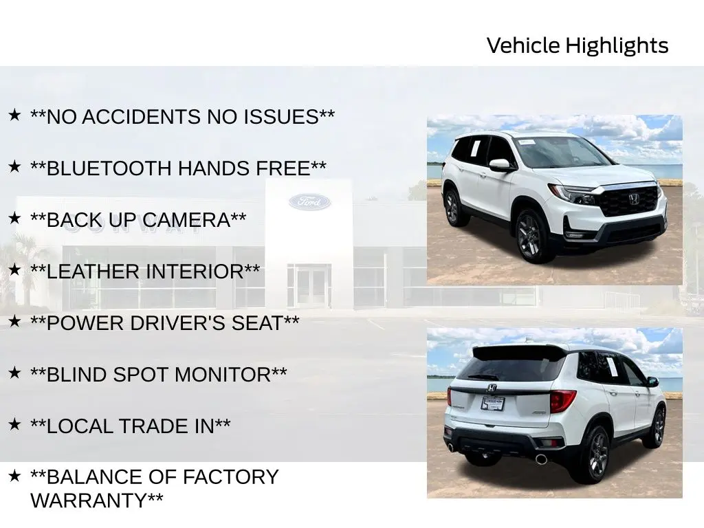 2023 Honda Passport - $30,750