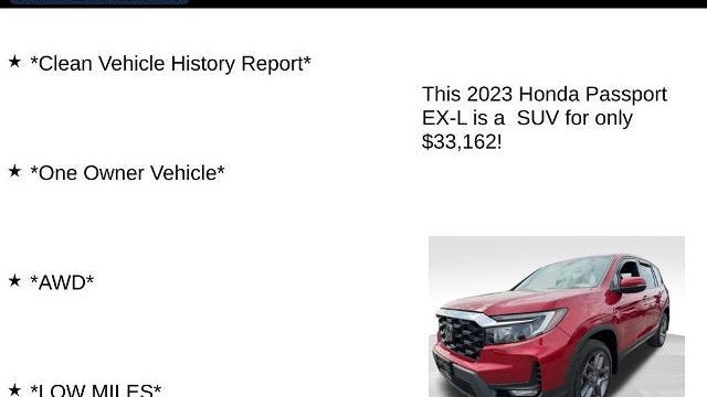 2023 Honda Passport EX-L