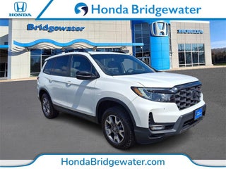 2022 Honda Passport with Platinum White Pearl Exterior