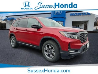 2023 Honda Passport with Radiant Red Metallic Ii Exterior