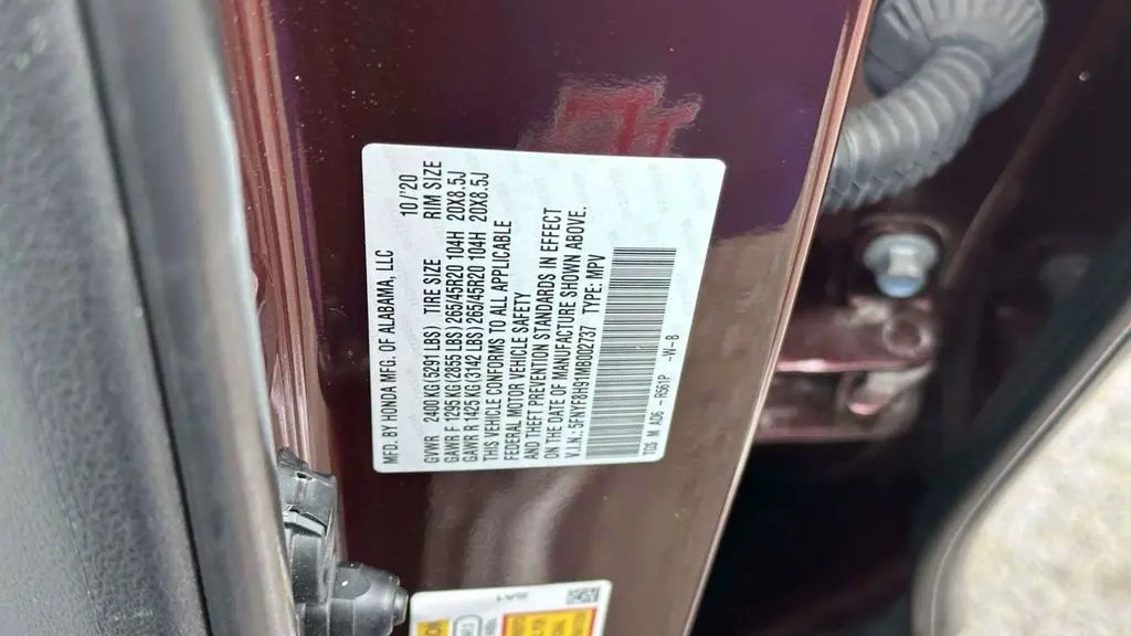 2021 Honda Passport Touring