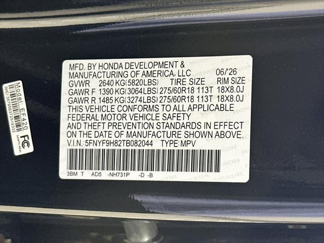 2026 Honda Passport - $54,079