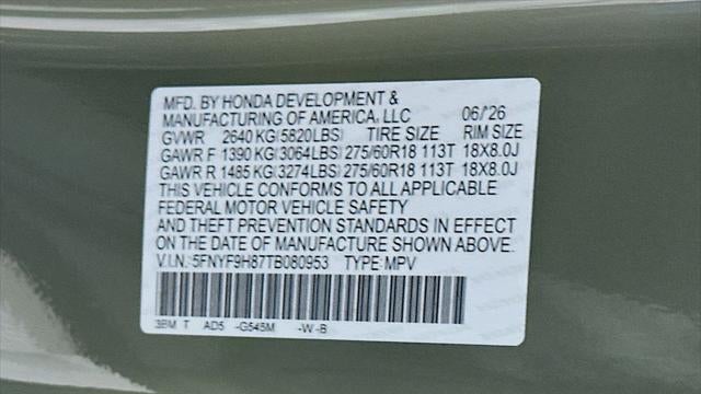 2026 Honda Passport TrailSport Elite
