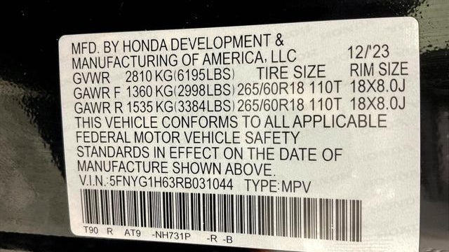 2024 Honda Pilot TrailSport