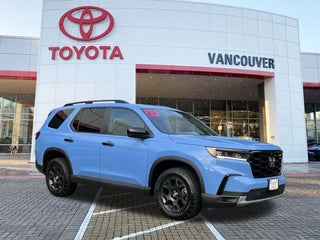 2024 Honda Pilot with Diffused Sky Pearl Exterior