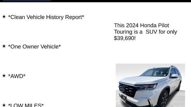 2024 Honda Pilot Touring