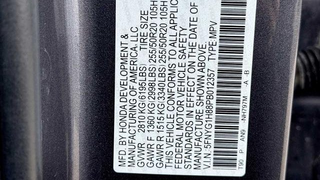 2023 Honda Pilot Elite