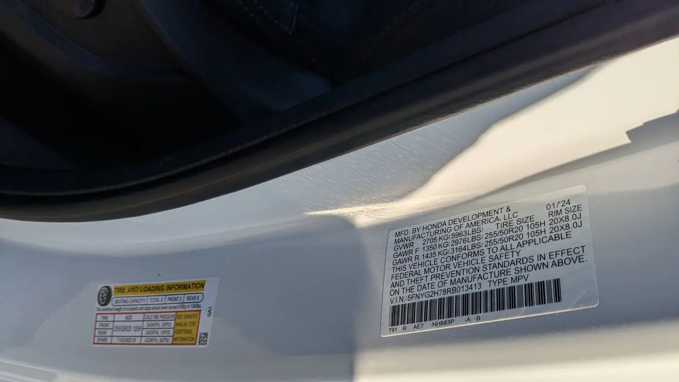 2024 Honda Pilot Touring