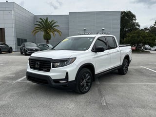 2023 Honda Ridgeline with Platinum White Pearl Exterior