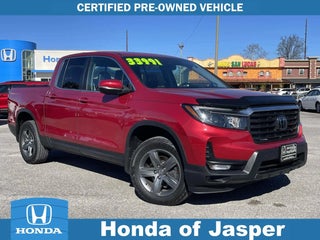 2023 Honda Ridgeline with Radiant Red Metallic Ii Exterior