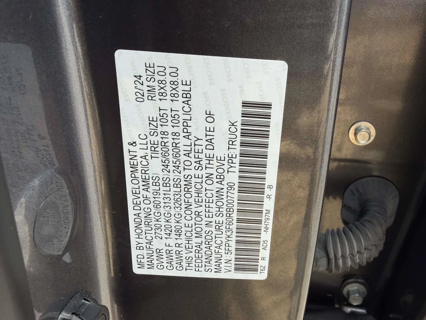 2024 Honda Ridgeline - $35,500