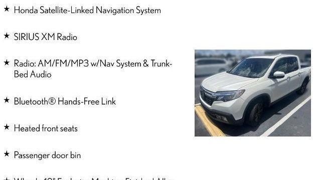 2017 Honda Ridgeline RTL-E