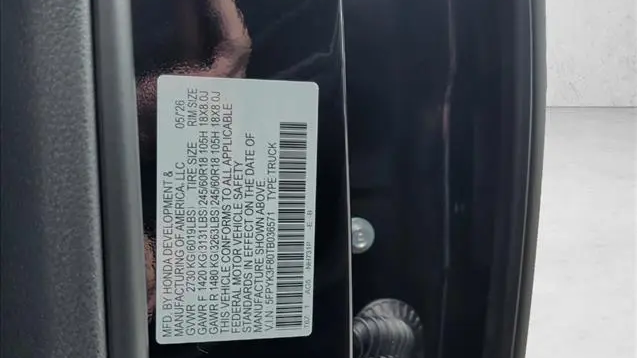 2026 Honda Ridgeline Black Edition