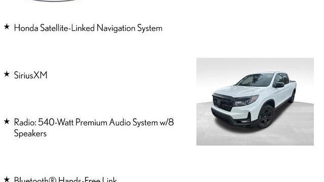 2025 Honda Ridgeline Black Edition