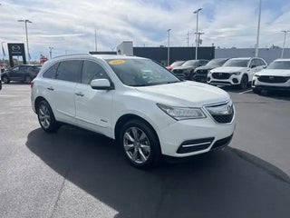 2015 Acura MDX with White Diamond Pearl Exterior