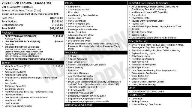 2024 Buick Enclave Essence