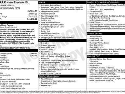 Photo of a 2020 Buick Enclave Essence 4DR Crossover for sale