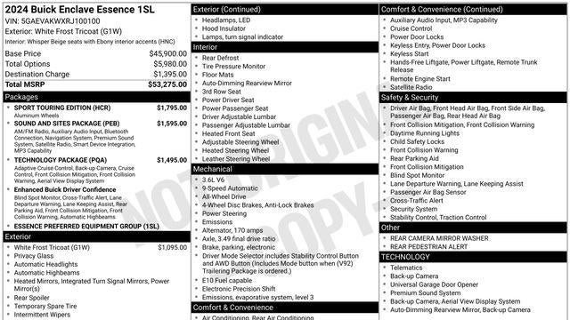2024 Buick Enclave Essence
