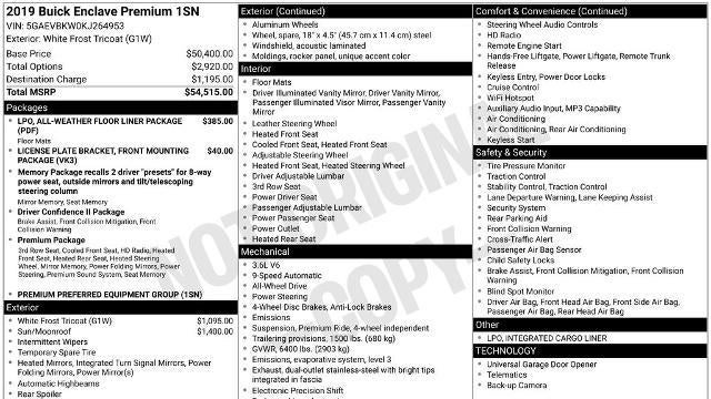 2019 Buick Enclave Premium