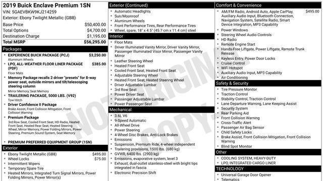 2019 Buick Enclave Premium