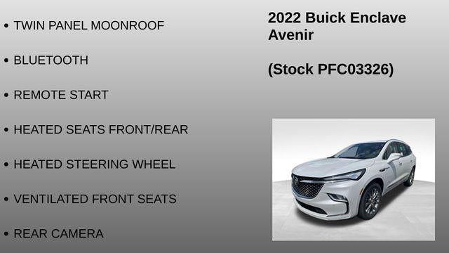 2022 Buick Enclave Avenir